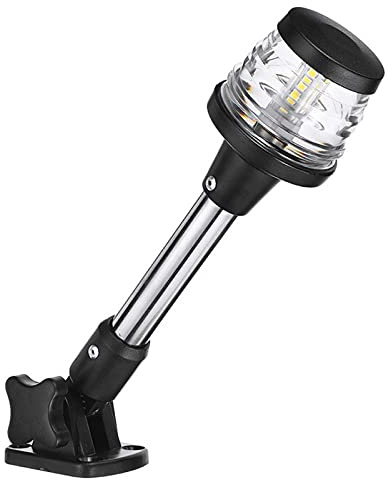 12-24v Impermeabile Barca Marina Barca A Vela Lampada A Vela Yacht Stern Anchor Light Led Luci Di Navigazione 360 Gradi Tutta La Luce Rotonda