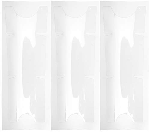 Dilwe Fahrradkurbel Aufkleber, 3Pcs Fahrrad Kurbelarm Schutzfolie Transparent TPH Fahrrad Kurbel Aufkleber Schutz Protect(B)