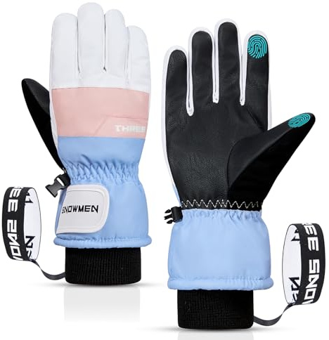 Durio wasserdichte Handschuhe Herren Damen Touchscreen Skihandschuhe Winterhandschuhe Fahrradhandschuhe
