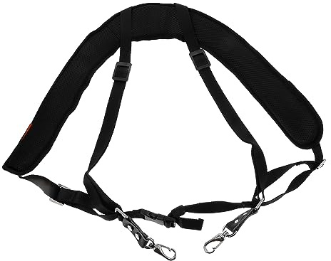 Afrikanischer Trommelgürtel Verstellbar 1 Stück für Djembe Schwarz | 20mm High Density Schaum, Air Mesh und Oxford Eva, Sicherer Halt, Komfortabel, Rutschfest