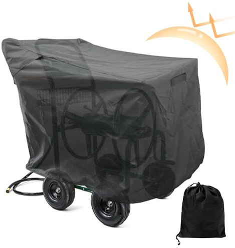 Abdeckungen für Gartenschlauchwagen, Abdeckungen für Gartenschlauchtrommeln für den Außenbereich - Staubdichte Abdeckungen für Schlauchtrommelwagen - Schutzabdeckungen für Schlauchtrommelwagen, 28 x 3