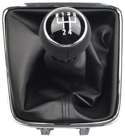 Viviance 5/6 Gang Schaltknauf kompatibel mit VW Golf Plus 2005-2014 Tiguan 5N 2007-2011 Sharan 2011-2016 Seat Alhambra 2011-2015 - 5 Geschwindigkeiten