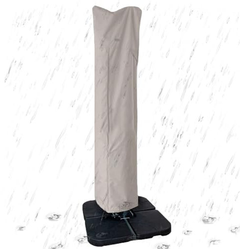 Patio Umbrella Cover 600D Oxford Fabric UV Protection Fade Resistant