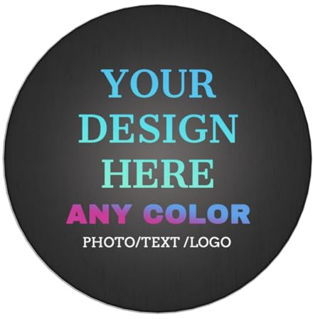 Personalisierbare Untersetzer für Getränke, personalisierbar, rund, saugfähig, Kieselgur-Untersetzer-Set mit individuellem Fototext, Logo, Fototasse, Matte für Couchtisch, Küche, Büro, Bar