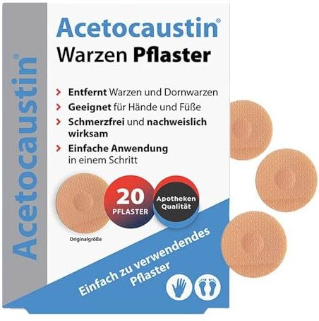 ACETOCAUSTIN Warzenpflaster 20 St