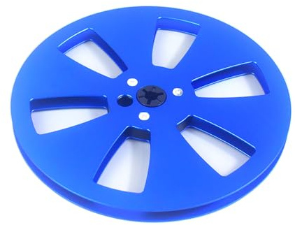 UNTERING Ersatzrolle aus Aluminium, 17,8 cm für 6,35 mm (1/4 Zoll) auf Klebeband, 6-Loch-Modell für Sounddecks, leere Rolle