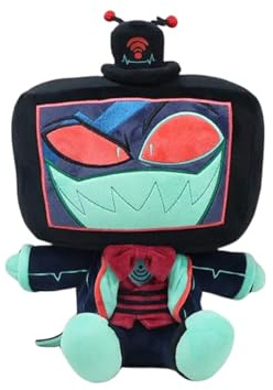 Generisch Hazbin Hotel Plush Weiches Gefülltes Tier Puppe Plüschspielzeug für Kinder Jungen und Mädchen, Spielzeuggeschenk, Cartoon, Stoffpuppe für Kinder, Kindergeschenk-Kissen