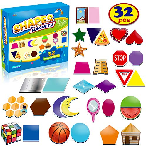 32 Stück from Magnete in 32 Farben von Alltagsgegenständen zum Vergleichen und Fördern des assoziativen Gedächtnisses, perfekt geeignet für die Vorschulerziehung