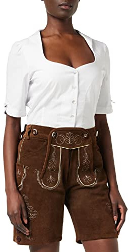 Stockerpoint damblus Priscilla traditionell blus, Vit (vit vit), 40