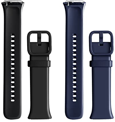 WalkerFit Smartwatch-Band kompatibel mit MOLOCY Q23-Uhr, Jugeman 1,69 Zoll Q23-Smartwatches, Q23-Sportbänder 42mm, weiches Silikon-Ersatzarmband für Frauen und Männer, 2er-Pack
