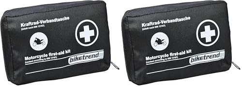 Cartrend Motorrad kit di primo soccorso, DIN 13167 (Confezione da 2)