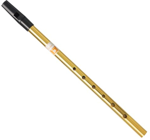 Sondery Irische Pfeife Penny Whistle Tin Whistle Schlüssel C | Aus Messing gefertigt, heller, klarer Klang mit ausgewogener Lautstärke