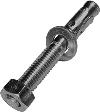 Lumonic Schwerlastdübel M12 x 95mm | hochwertige Edelstahl V4A Keilanker | Durchsteckmontage, SOFORT BELASTBAR | Betonanker, Schwerlastanker | für Überdachungen, Geländer, Regale, Trennwände