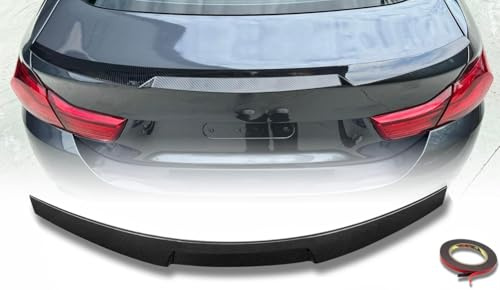 MpTuned Heckspoiler passend für 4er F36 Gran Coupe 2014–2020, Spoiler Lippe Kofferraum M4 Stil, ABS Kunststoff Carbon Optik, Sport Design, Einfache Installation