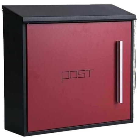 MEIZHITU Briefkästen Postbox Moderner Briefkasten Für Den Außenbereich, Für Pakete, Zeitschriften, Post, Briefe, Heimdekoration Briefkasten Postkasten(Grün)