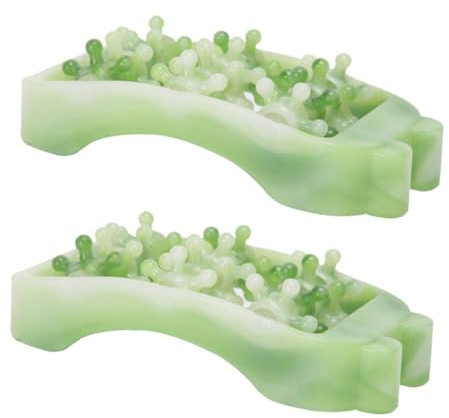 BCOATH 2 Stück Pvc Fußmassagerollen Massagegerät mit Ergonomischem Design zur Muskelentspannung und Reflexzonenmassage für Effektive Fußmassage Zuhause