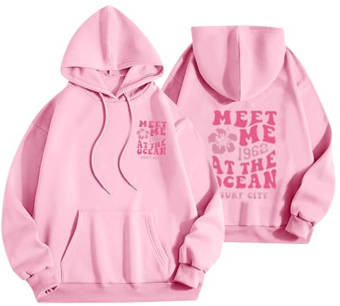 HAOLEI Ladies Hoodies UK Sale Clearance,Hoodies for Girls Cute Print Casual Graphic Jumpers Oversized Y2K Sweatshirt Graphic Long Sleeve Fall Outfits Pullover Tops Y2K Clothes Teen Girls