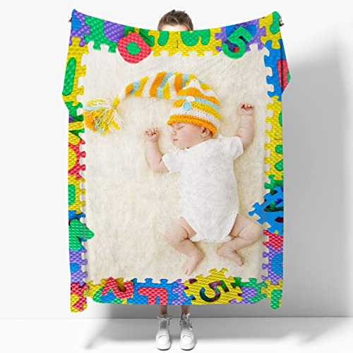 Kuscheldecke Benutzerdefiniert Mit Foto Personalisiertes Bild Fleece Decke Gemütlich Wohndecke Weiches Sofadecke Für Winter Bank Bett 125X150cm