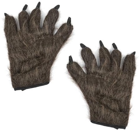 Tiardey varg tass björn klor handskar kvinnor män halloween handskar djur händer cosplay kostymer vinter termiska vantar