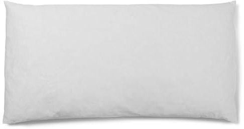 GIRAFFENLAND Buchweizenkissen 40x76cm Kopfkissen Köper weiß mit Bio-Buchweizenschalen, mit zusätzlichem Bio-Inlett