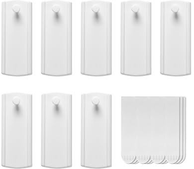 12 Stück Klebenagel für Bilderrahmen, Weiße Haken Bilderhaken Selbstklebend Beschädigungsfreie Bilderhaken Klebehaken Bilder Aufhängen Abnehmbar Bilder Befestigen Ohne Bohren