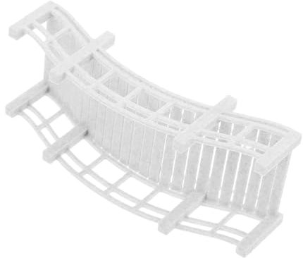 YARNOW Miniatur Gartenbrücke Vintage Bogenbrücke Aus Harz Kleine Outdoor Deko Für Mikrolandschaften Feengärten Und Terrarien Langlebige Miniaturbrücke Für Sandkasten Und Puppenhaus Dekoration