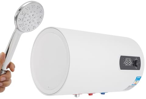 BJTDLLX Chauffe-eau électrique 40 l - 2000 W - Chauffe-eau électrique - Chauffe-eau électrique - Chauffe-eau électrique pour cuisines, toilettes - Chauffe-eau mural avec douchette