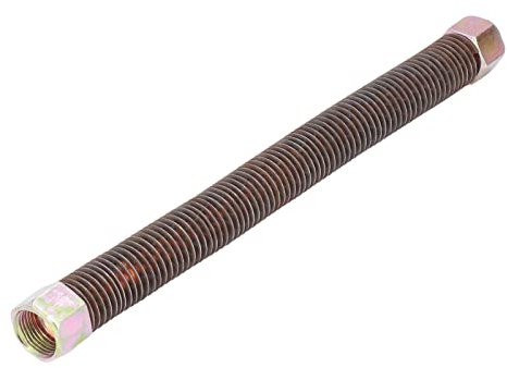 ACOGEDO Tubo di Scarico del Compressore a Doppio Cilindro Resistente a Doppio Cilindro 12mm | Tubo del Tubo di Scarico in Alluminio Rivestito in Rame | Connettore Tubo del Compressore d'aria (TEDI