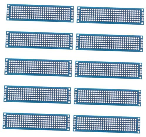 Amosfun 10 Piezas Placas De Circuito Impreso Placa Pcb De Doble Cara Para Proyectos De Soldadura De Soldadura Para Experimentos Electrónicos Diy