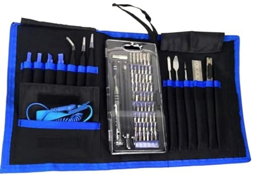 80 in 1 Professional Computer Repair Tool Precision Laptop Screwdriver Kit, Electronics Repair Tool Magnetic Bits, Compatible for MacBook, iPhone, Game Console, Tablet