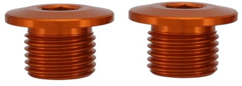 Yominerr 2PCS CNC Bolts Screw CNC Front Wheel Screws for Sur-Ron X/S Off Electric Motorcycle Bike Gold