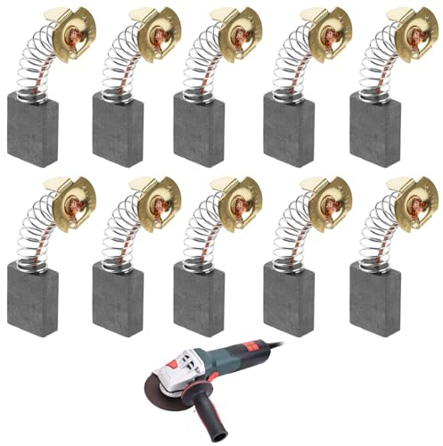 10 Stück Hochwertige Elektrische Ersatz-Kohlebürsten Für Elektrowerkzeuge, 6,5mm X 13,5mm X 18mm, Für Bohrhämmer, Kreissägen, Motor-Kohlebürsten – Für Bohrhämmer, Kreissägen, Winkelschleifer Und Gene