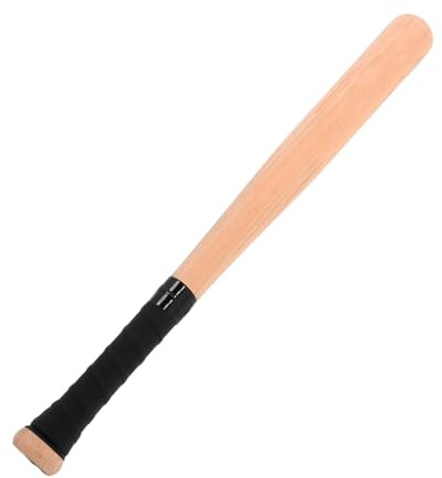 PartyKindom Portable Wooden Baseball Bat Lightweight Beech Wood Training Stick for Youth Adults Outdoor Vintage Exercising Sports