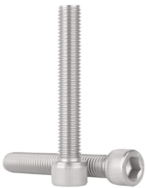 50 Stück Zylinderkopfschrauben aus Edelstahl mit Innensechskant M2, 50 Stck., M2x45