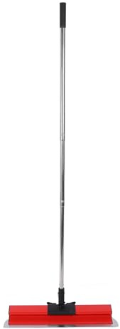 ASHATA Set completo di raschietti per cartongesso, manico telescopico regolabile per una facile applicazione e comfort, in acciaio inox da 20 cm a 100 cm