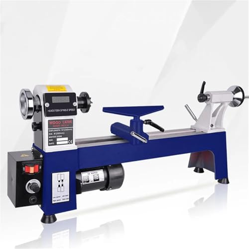 Mini tornio for la lavorazione del legno, piccola macchina for tornire for domestica multifunzione da 8 pollici for produzione di penne fai te per la fabbrica