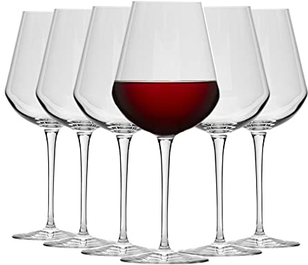 Bormioli Rocco Inalto Uno Large Wine Glass - 560ml - Pack of 6 Drinking Glasses