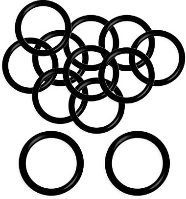Othmro Nitrilkautschuk-O-Ringe, Dichtungsgummi-Unterlegscheiben, O-Ring, 40 mm Außendurchmesser, 28,6 mm Innendurchmesser, 5,7 mm Breite, metrische Buna-N-Dichtungsringe, 10 Stück