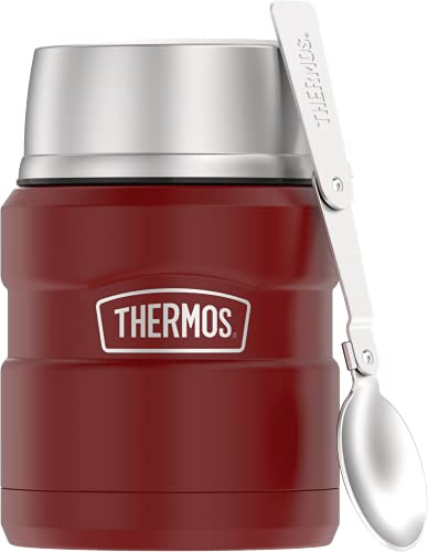 Thermos King 16 Ounce Food Jar - Matte Red