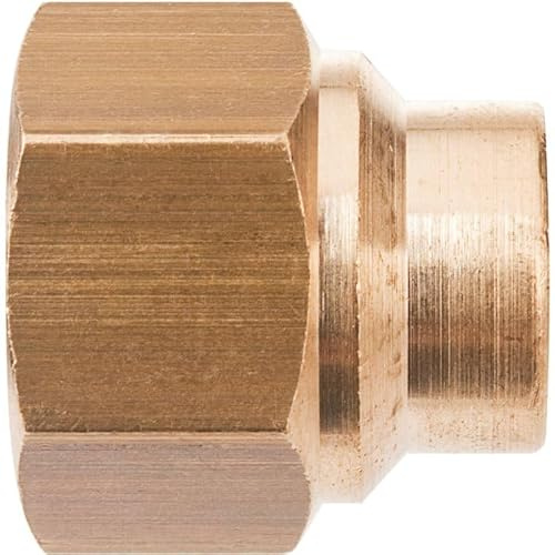 Raccord laiton droit à souder - F 3/4' - diamètre 18 mm
