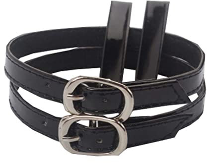 1 par högklackade skor för kvinnor, halkfria anti-lösa, avtagbara skotillbehör, medelstorlek, svart