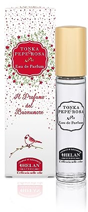 Helan, Tonka & Pepe Rosa Damenduft, Intensives und umhüllendes Eau de Parfum – sinnlicher Duft mit rosa Pfeffer und Vanille – Damenparfums mit Noten von Jasmin und Maiglöckchen, 10 ml, hergestellt in