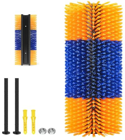 Massagebürsten für Pferde, Kratzbrett Bürste Anti Juckreiz Pad Pferde Rückenkratzer, Massagebürsten-Set, Massage und Pflege Pferdebürsten (A)