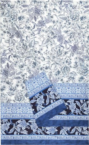 Bassetti CAPODIMONTE Foulard aus 100% Baumwolle in der Farbe Blau B1, Maße: 270x270 cm - 9328381