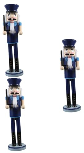 TOPBATHY 3 Pz Schiaccianoci Di Natale Decorazione Da Appendere Schiaccianoci Bomboniera Natalizia a Forma Di Decorazioni Natalizie Buon Natale Di Legno