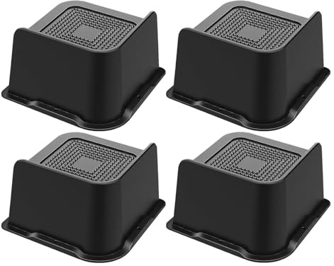 Weppduk Bed Lift Risers - Practical Bed Lift Block | Easy to Use L Shaped Sturdy Bed Risers | Heavy Duty Bed Lifts for Bedrooms, Dormitories, Offices, Beds, Sofas and Sofas