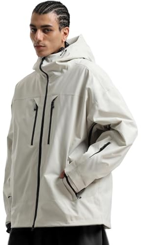 GSOU SNOW Men's Ski Jacket Snowboard Snow Coat Waterproof Windproof Insulated Winter Hooded Snow Sports Outerwear