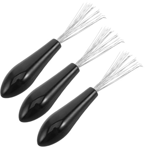 FONDOTIN 3 Piezas De Limpiador De Cepillos Para El Cabello Limpiadora Removedor De Pelo Y Polvo Limpiador De Peines De Para Cepillos De Peines