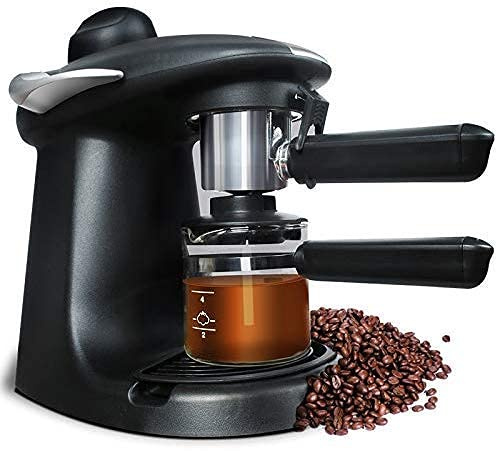 Qinshunxi Machine à Expresso 5 Bars, Machine à café Professionnelle, Machine à café à Vapeur Semi-Automatique, Peut préparer du Latte Moka et du Cappuccino