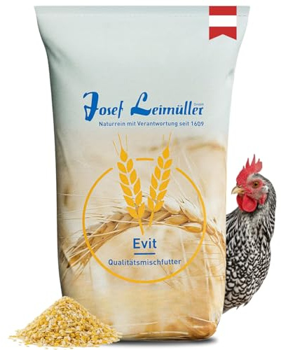 Leimüller Junghennenfutter 5 kg Junghennen Hühner Geflügel Aufzucht | 6.-21. Woche, Aufzuchtfutter, staubarm, Gentechnikfrei, Österreich